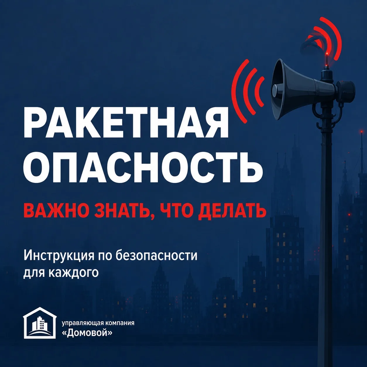 ⚠️ Что делать, если пришел сигнал «Ракетная опасность»? 

Мы подготовили наглядную инструкцию. Она п