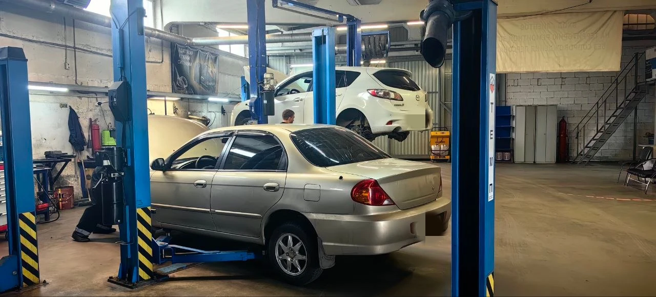 1️⃣ Kia Spectra:

✔️ Замена стартера.

2️⃣ Полуприцеп :

✔️ Изготовление кронштейна энергоаккумулято