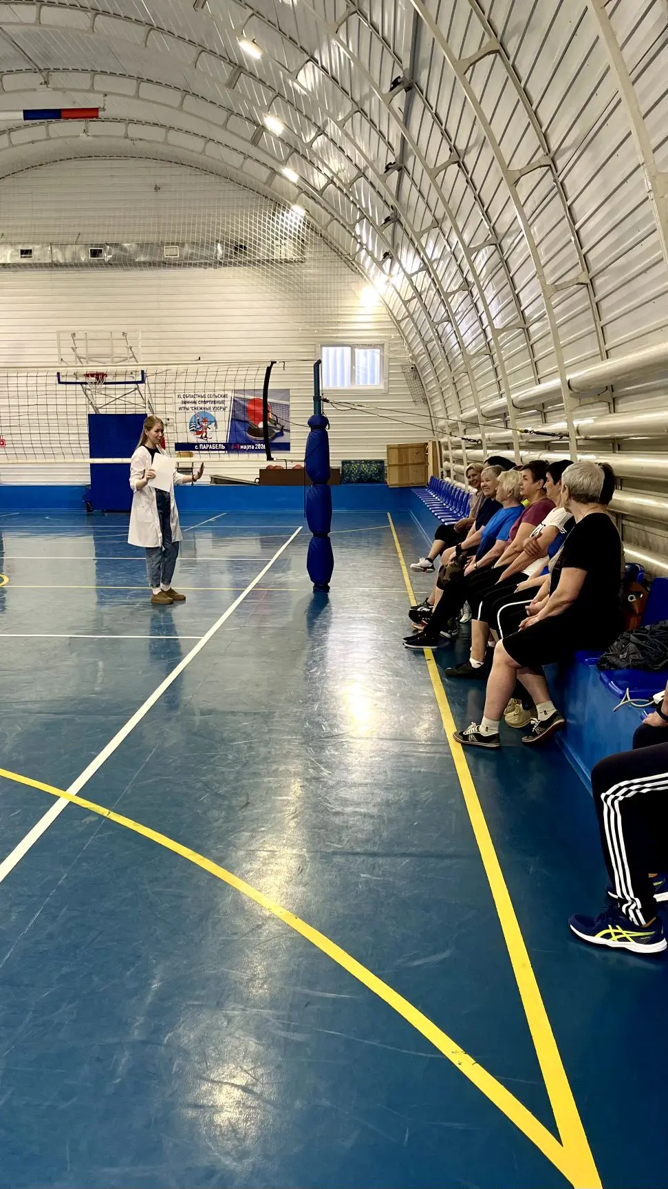 В конце апреля на базе диспансерного кабинета были проведены лекции в рамках «школы здоровья» участн
