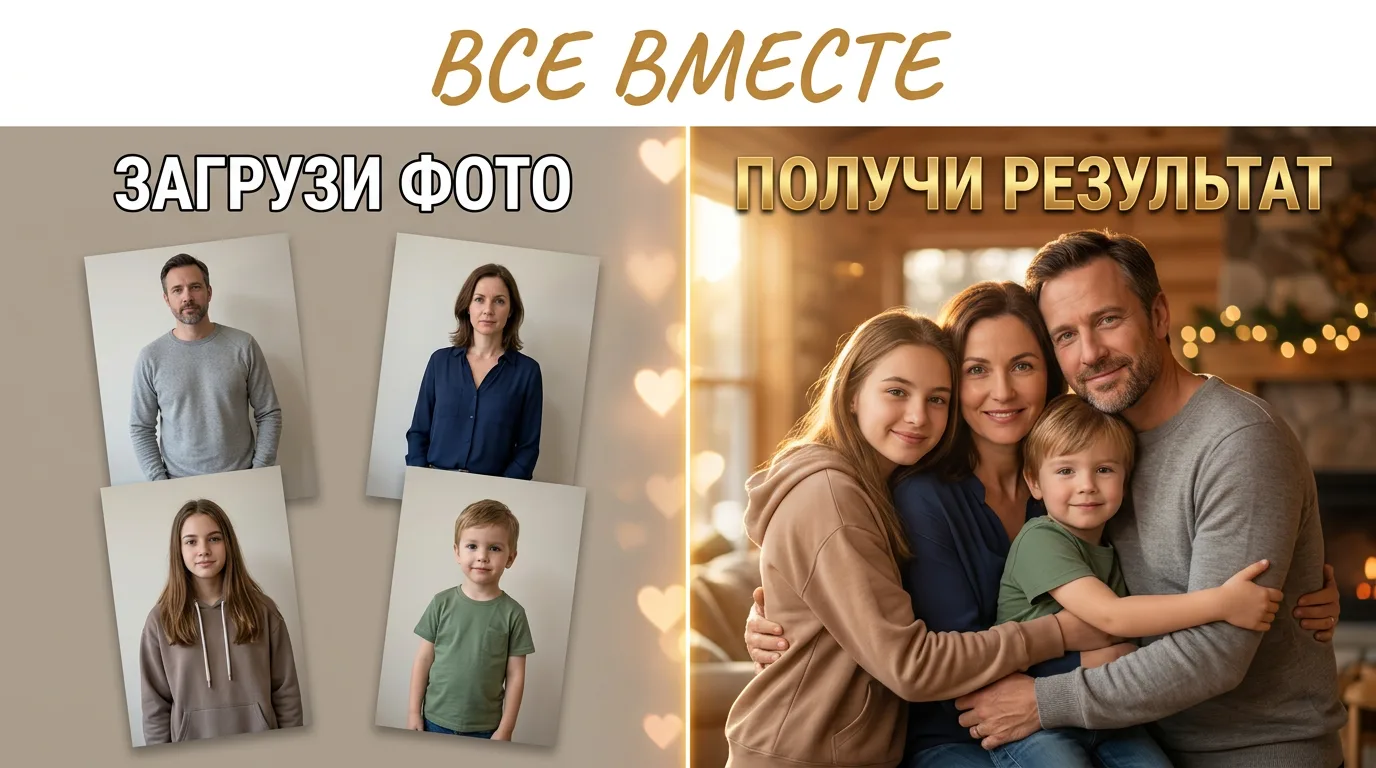 🤍 «Все вместе» — все, кто дорог, в одном кадре 📸

Жизнь разбросала по разным городам 🌍, а общего 