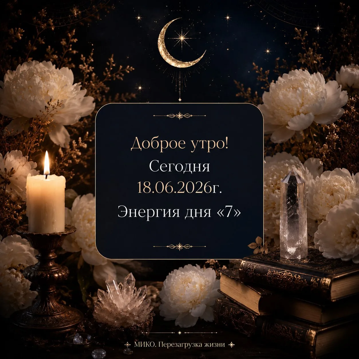 Число 7 несёт энергию мудрости, анализа и погружения в себя. 

• Общее настроение дня. 
🌟День подхо