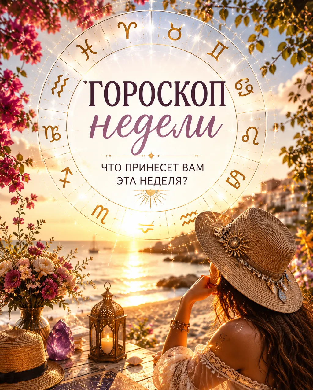 🌟 ГОРОСКОП НЕДЕЛИ
Что принесёт вам эта неделя?
Неделя обещает быть интересной. Кому-то она принесёт