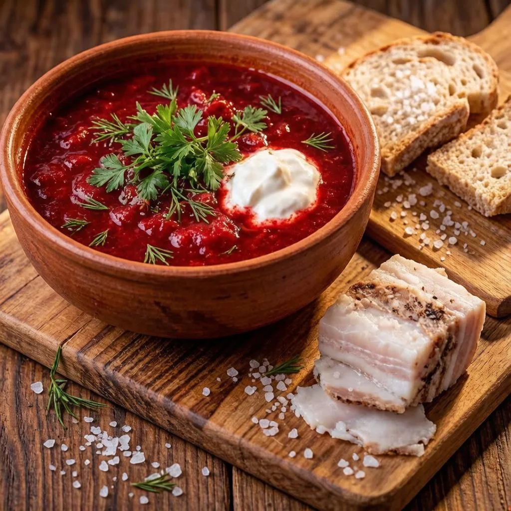 Представьте себе, что вы едите вкусный ароматный, наваристый борщ. Потом вы добавили к нему свежую з