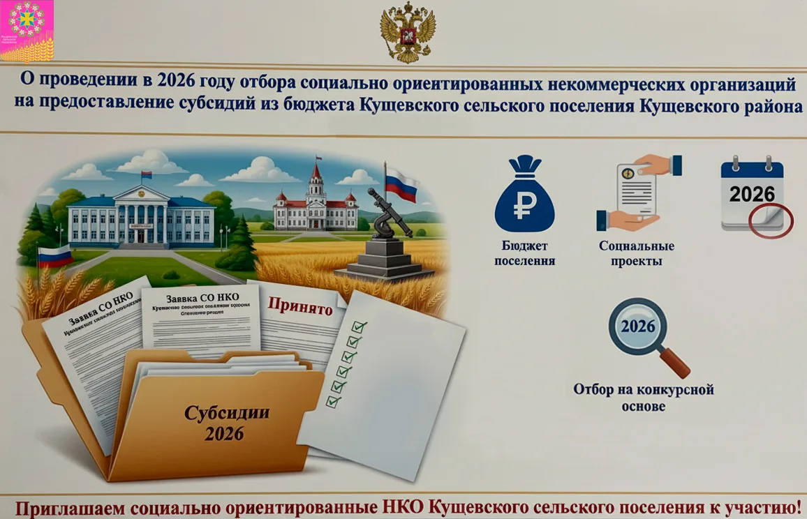 О проведении в 2026 году отбора социально ориентированных некоммерческих организаций (СОНКО)

В 2026