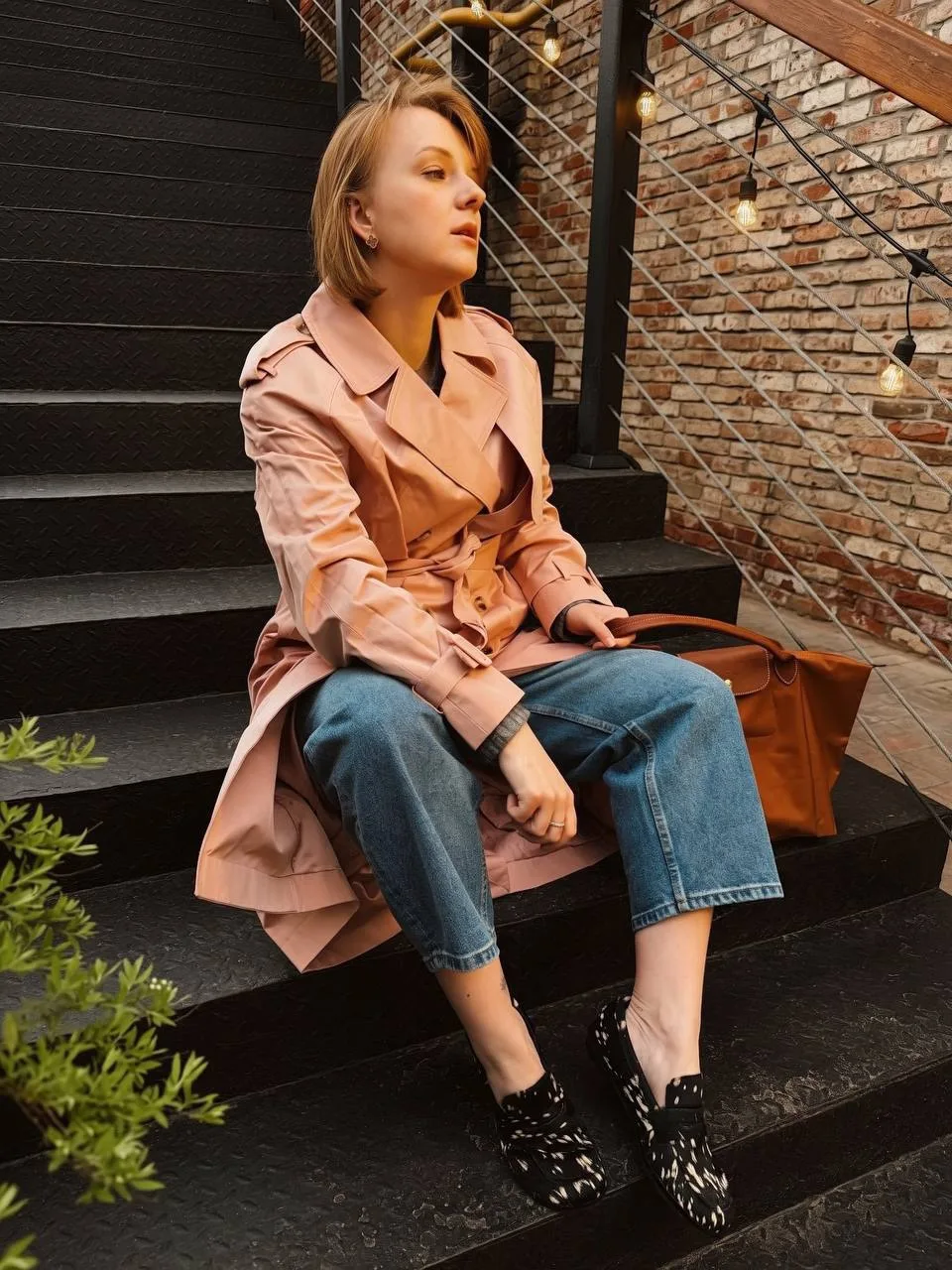 Total look 

Джинсы, тренч, лоферы - Grate

Сумка- Longchamp