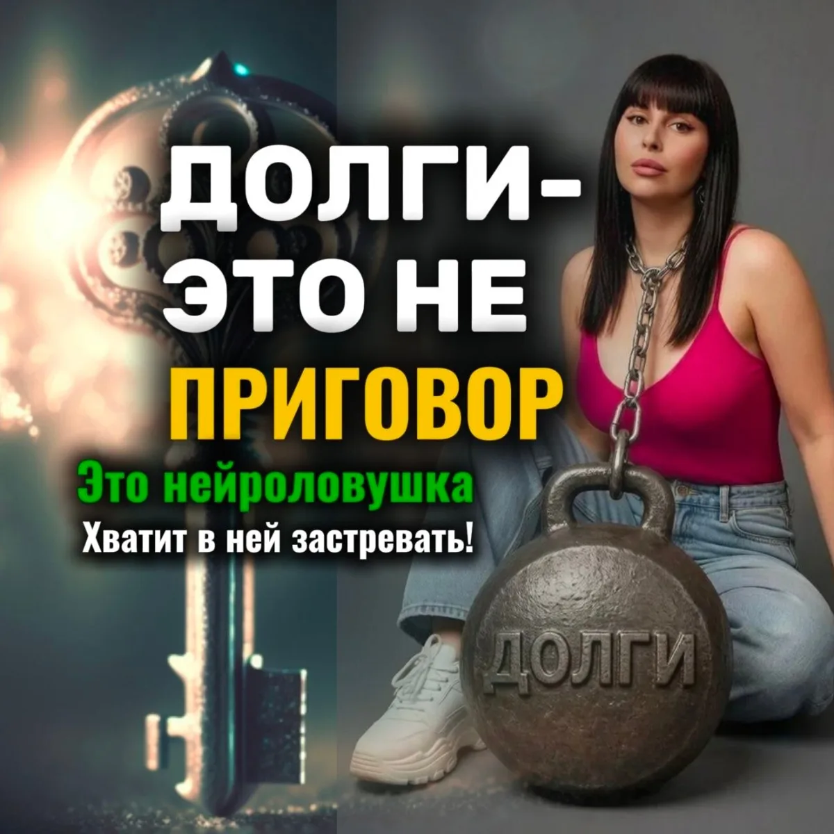 ДОЛГИ — ЭТО НЕ ПРИГОВОР. ЭТО НЕЙРОЛОВУШКА.
ХВАТИТ В НЕЙ ЗАСТРЕВАТЬ
#ЧЕЛЛЕНДЖ. ДЕНЬ13
Сегодня мы р