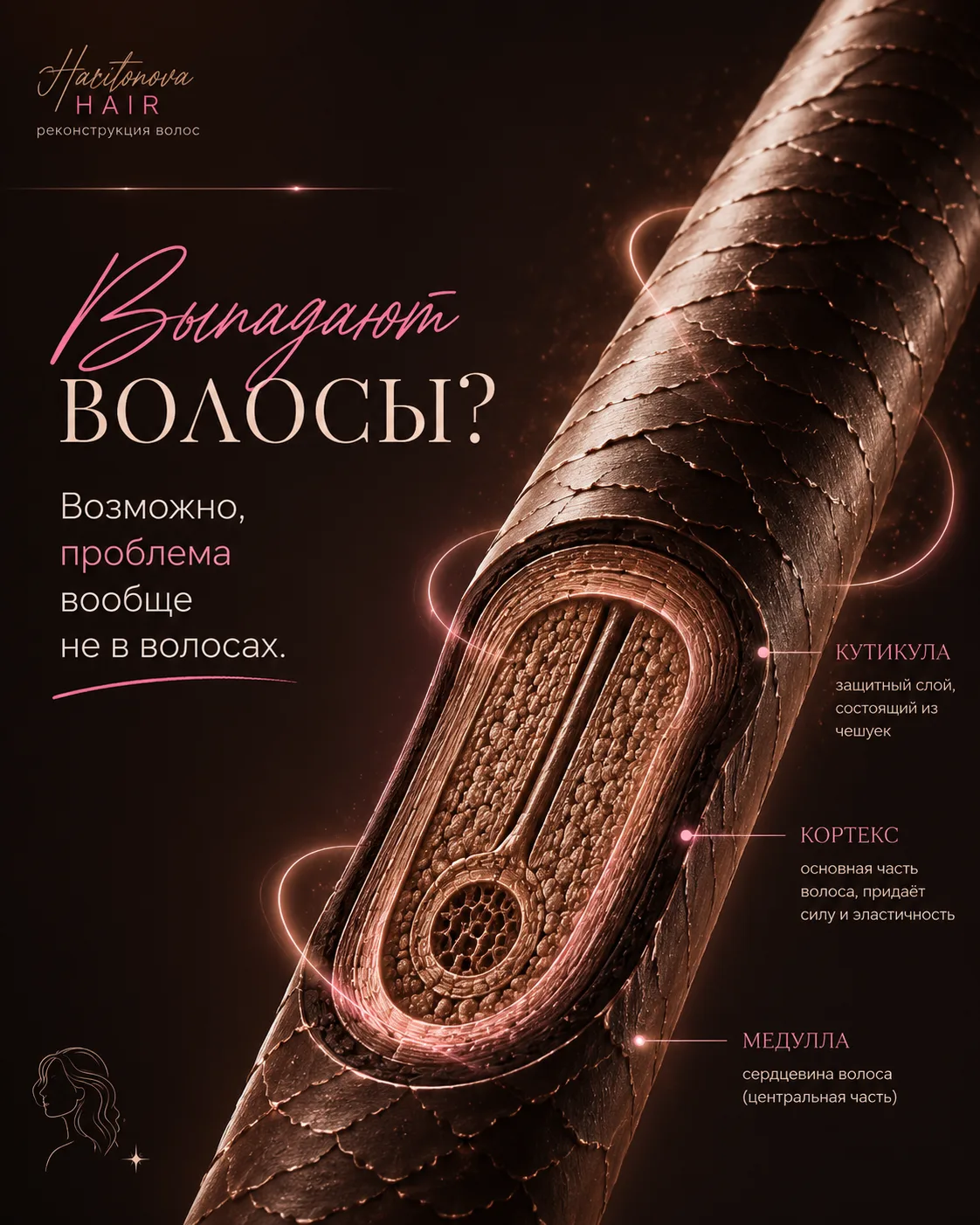 Выпадение волос - это не всегда про волосы.

Иногда организм просто пытается сказать, что ему чего-т