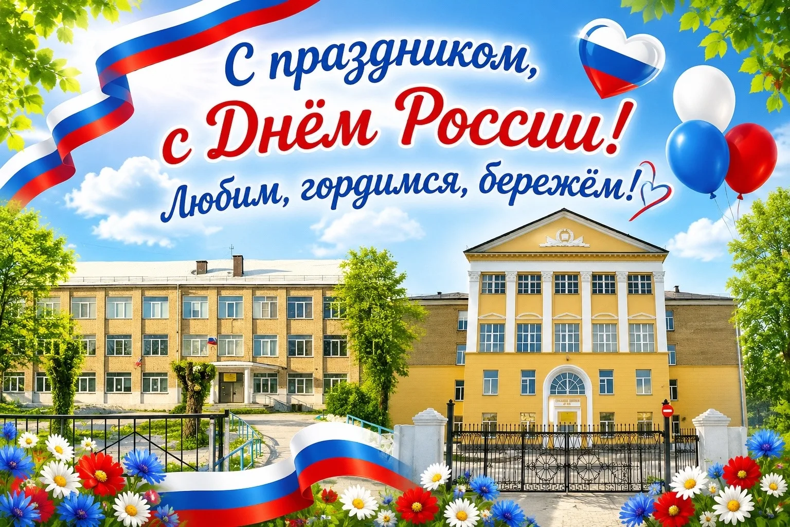 🤍Дорогие друзья, от всей души поздравляем вас с Днем России!

💙Наша страна испокон веков остается 