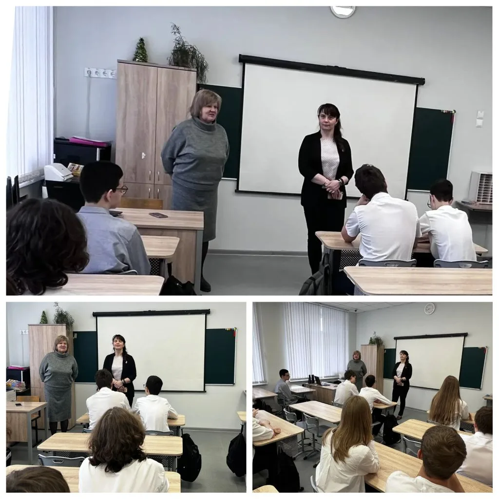 Совместно с директором школы Е.В. Митрахович приняли участие в церемонии подъема  государственного ф