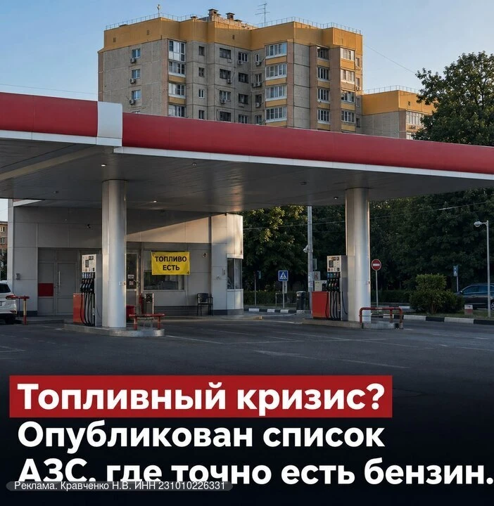 ❗️Губернатор ОПУБЛИКОВАЛ СПИСОК АЗС, на которых точно есть топливо в наличии

Полный список по каждо