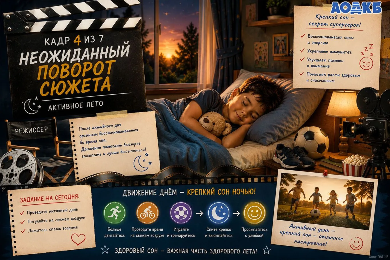 🎬 КАДР 4 ИЗ 7
«Неожиданный поворот сюжета»
😴 Многие думают, что движение только отнимает силы.
Но 