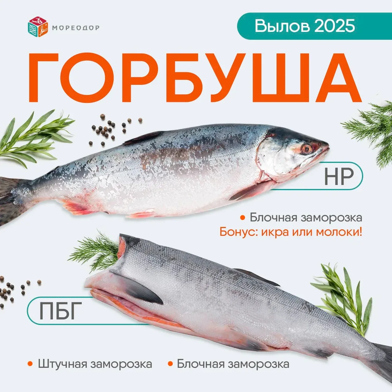 erid: 2Vtzqv2JU6U

Горбуша НР

❄️Блочная заморозка
📏Размер: М
⚖️Средняя навеска: 1,57 кг
🎣Вылов: 2