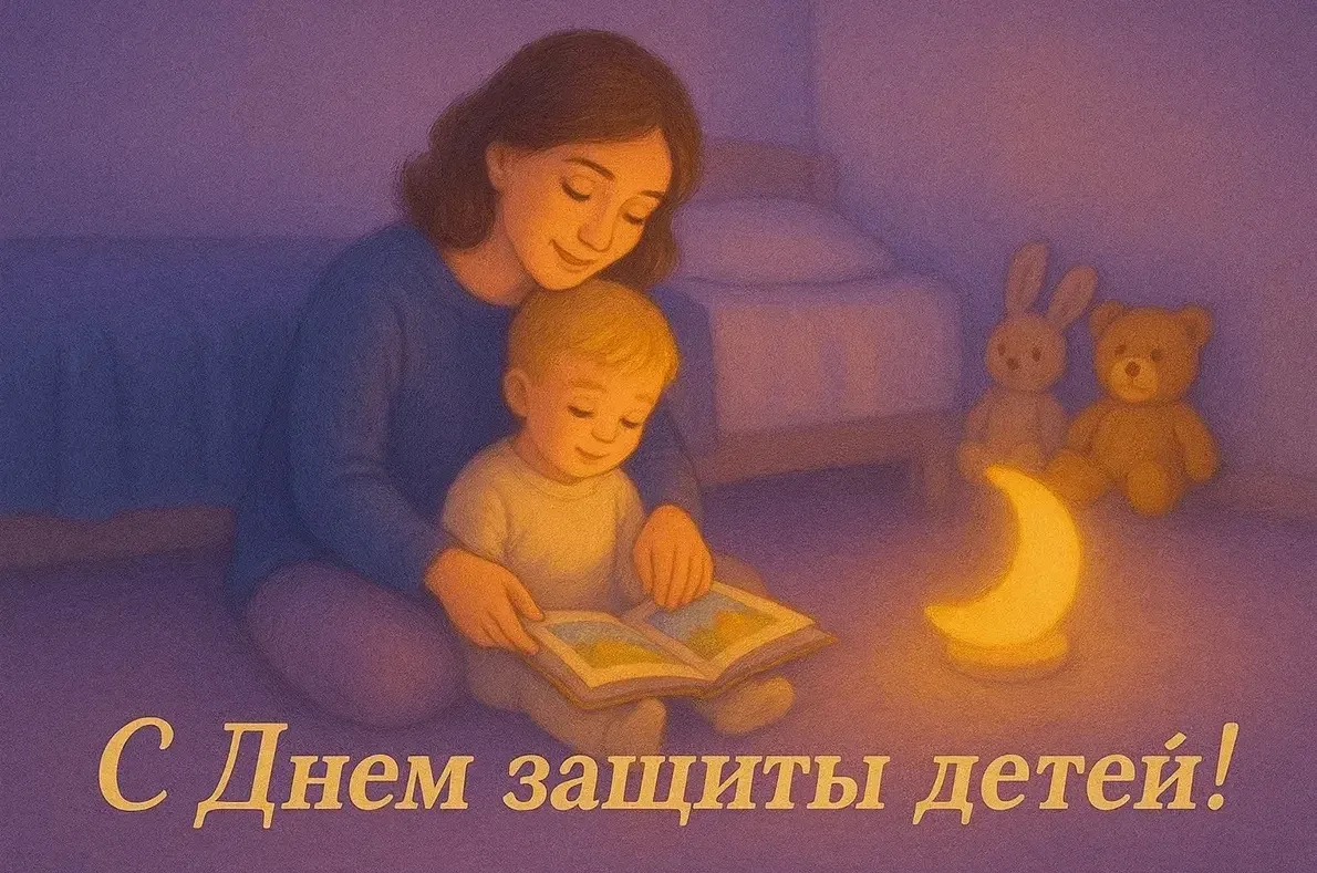 1️⃣ июня — особенный день. День защиты детей! 

Это праздник самых искренних улыбок, звонкого смеха 