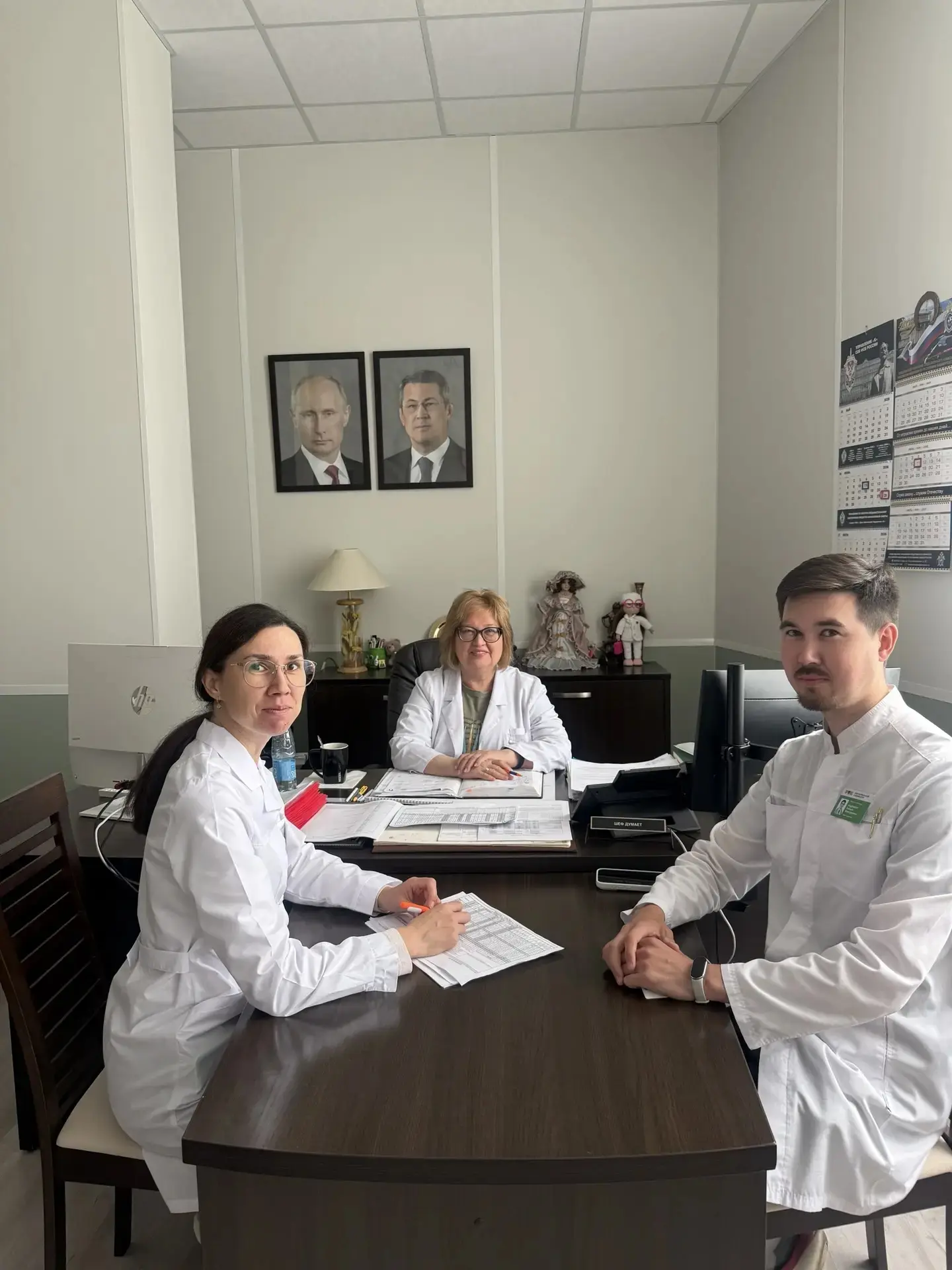 Сегодня провели плановый обход приёмного отделения, поликлиники, отделения лучевой диагностики и цен