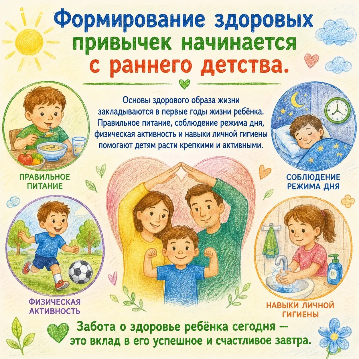⚕Неделя сохранения здоровья детей: начните заботу уже сегодня! 
 С 1 по 7 июня Министерство здравоох