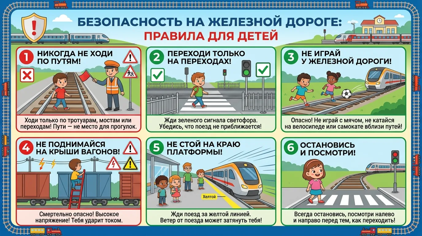 Безопасность на железной дороге