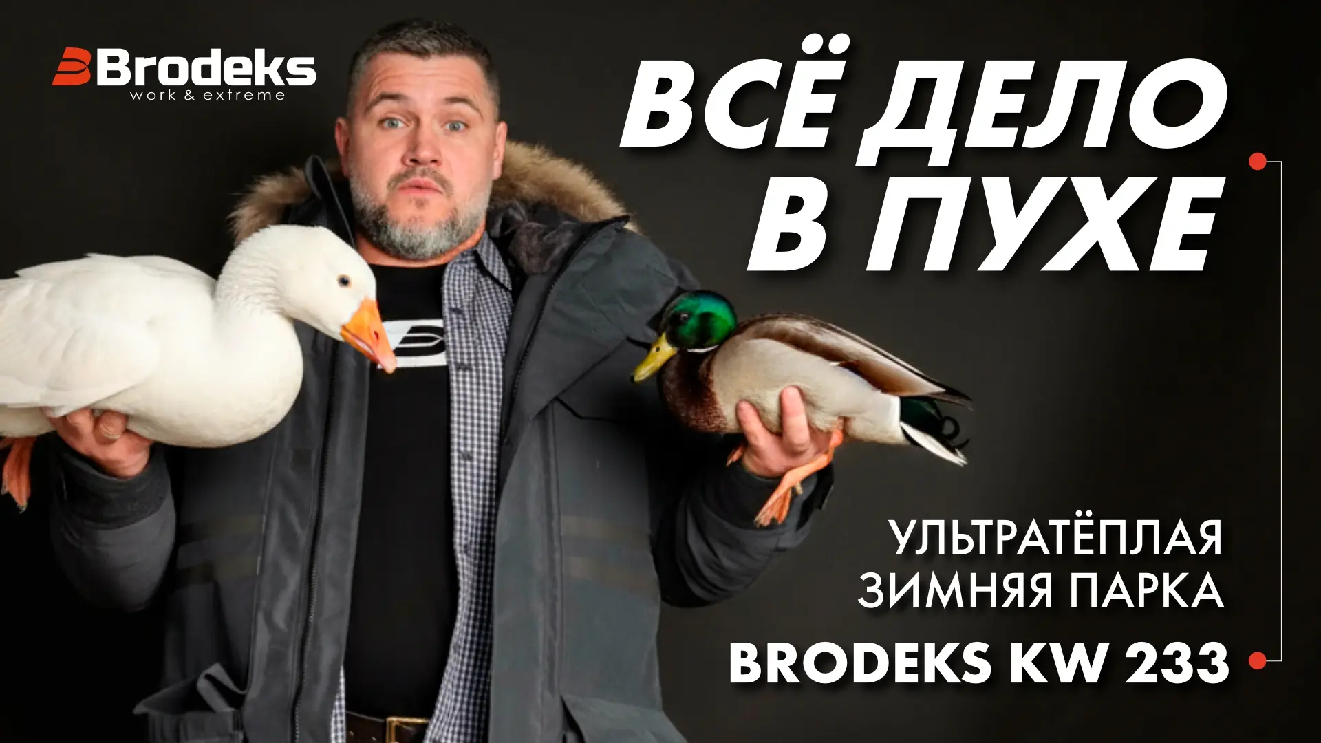 Друзья, всем доброго дня! Как и обещали, большой обзор нашей новой пуховой парки Brodeks KW233.

Смо