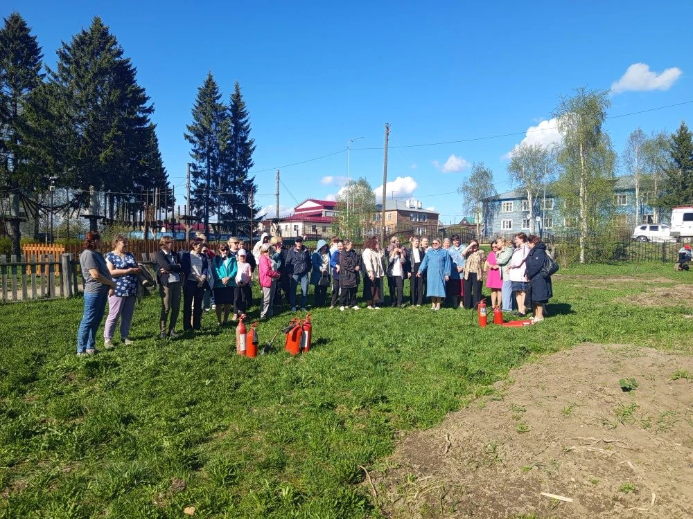 В нашей школе состоялось важное мероприятие по повышению уровня пожарной безопасности — практическое