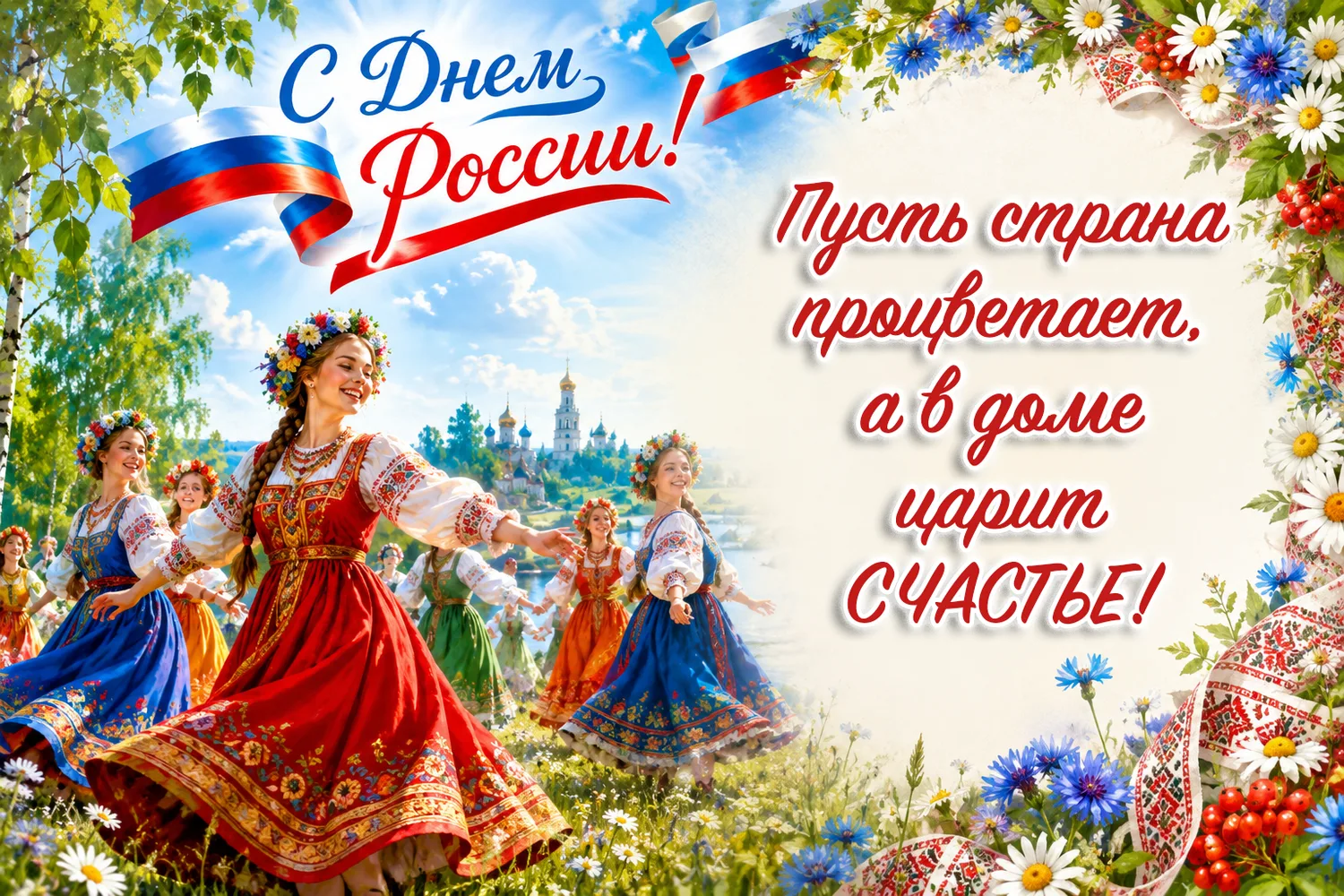 🇷🇺 Дорогие жители города Кумертау! От всей души поздравляем вас с Днём России!

Этот день – символ