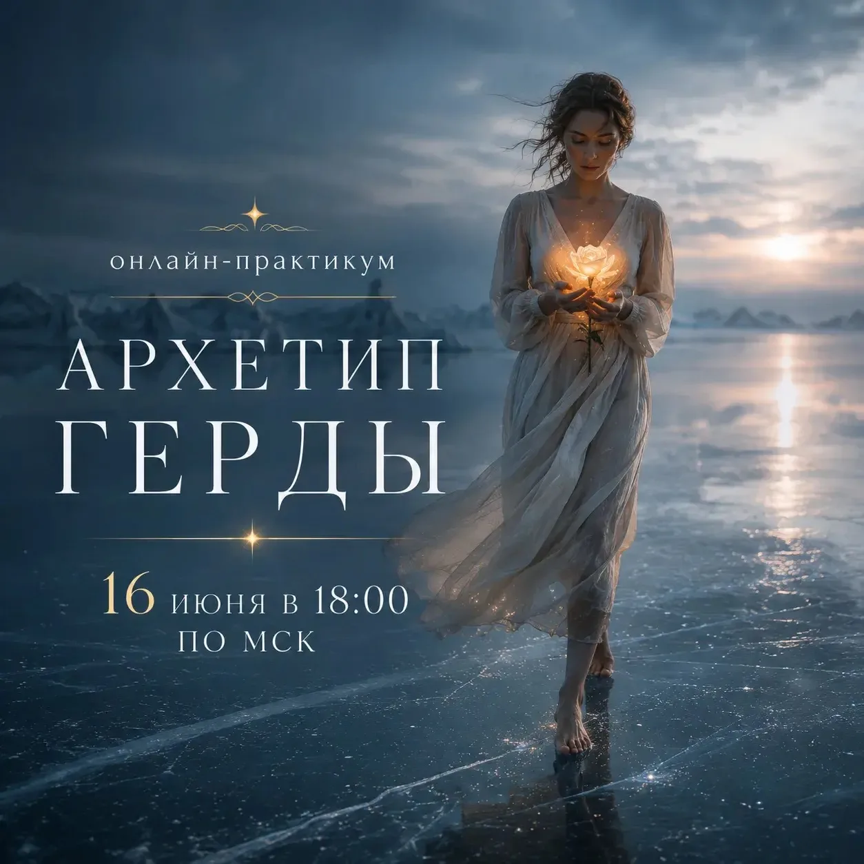Леди, напоминаем про сегодняшний практикум «Архетип Герды: как перестать тратить время, силы, энерги