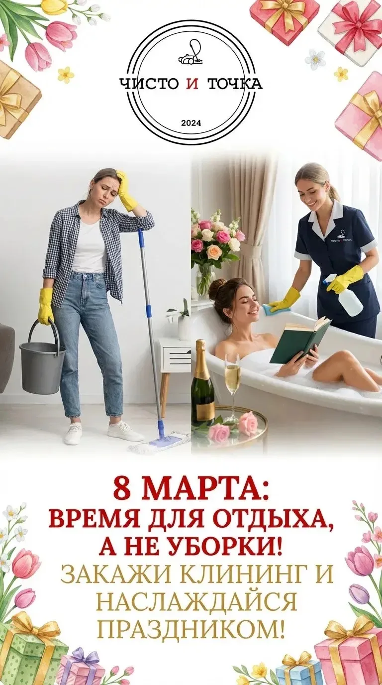 8 Марта: Освободи ее от пыли, а себя – от мук выбора подарка!

🌸Дамы, с наступающим 8 Марта! А мужч
