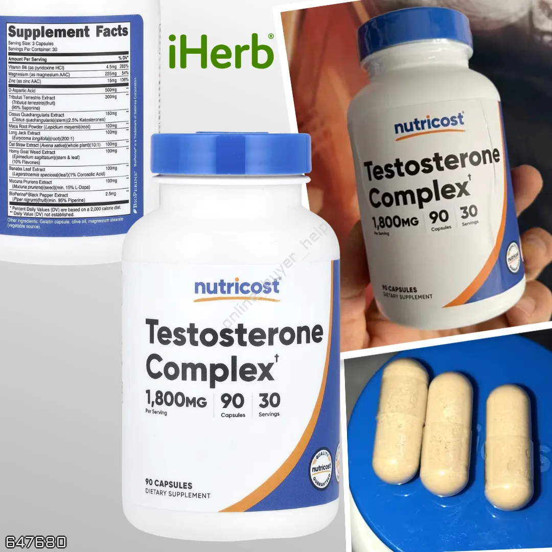 IHerb 🇺🇸

Комплекс с тестостероном 
1780₽ ➡️ 1520₽ + доставка
90 капсул
Для естественной поддержки