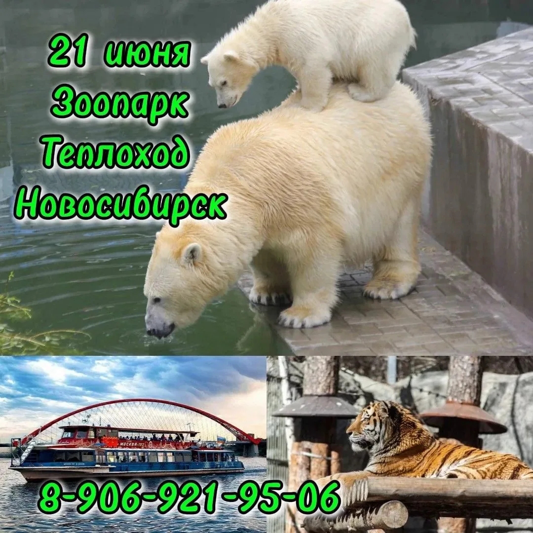 📌ВНИМАНИЕ, ДОСТУПНО НЕСКОЛЬКО МЕСТ
21 июня. Зоопарк и теплоход!Приглашаем всех желающих с нами в пу