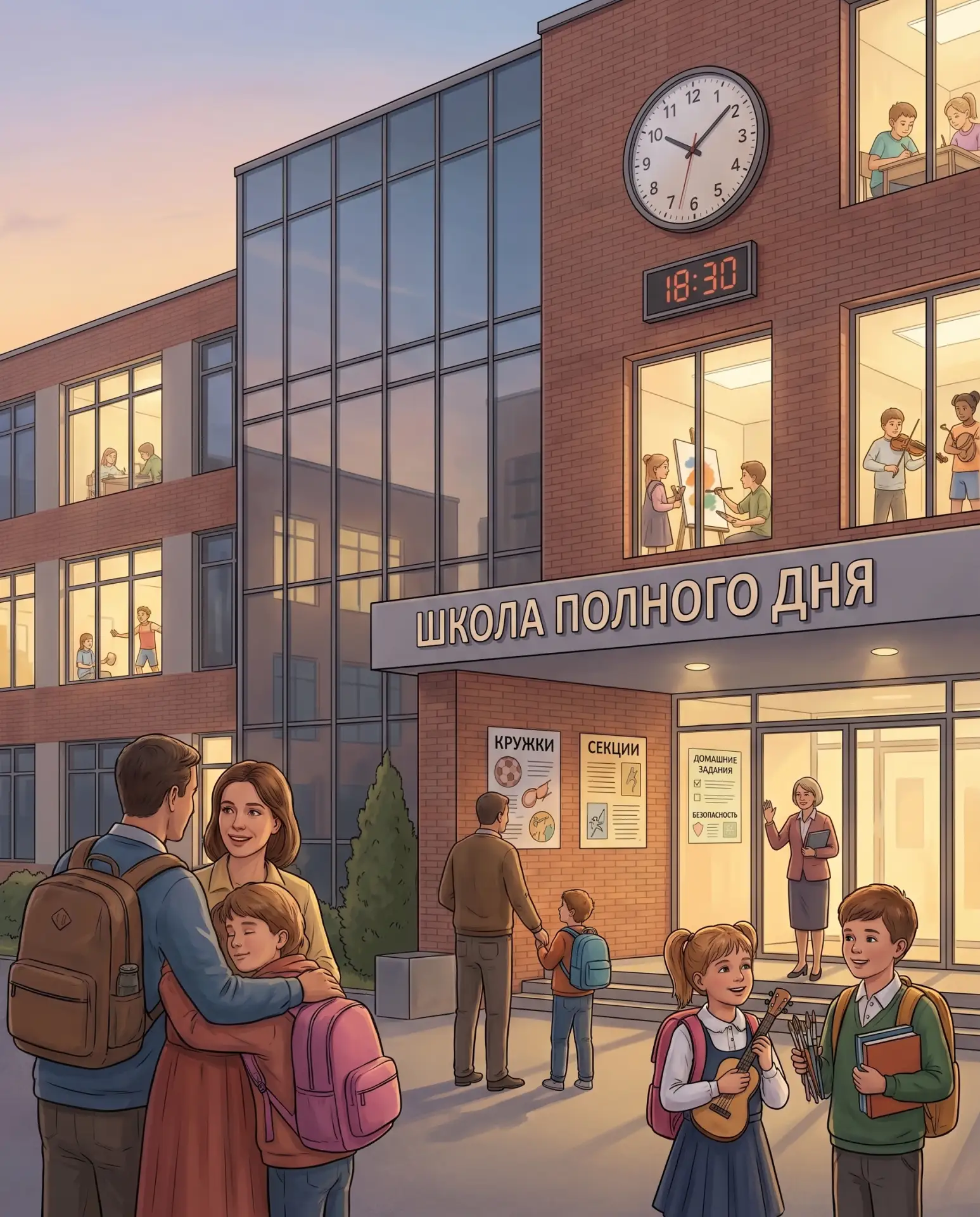 Школа полного дня: что может измениться для детей и родителей? 🏫⏰

В России обсуждают идею расширен
