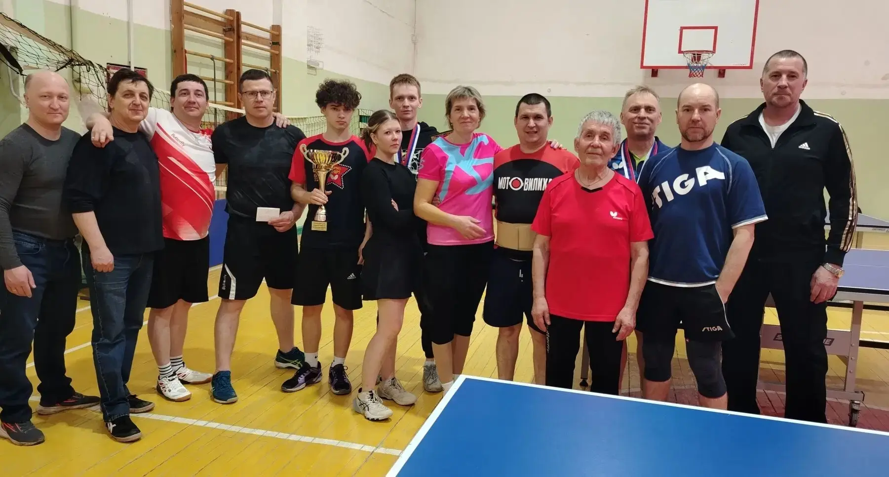 🏓 26 апреля в спортивном зале РДК прошёл II этап Переходящего Кубка по настольному теннису! В сорев