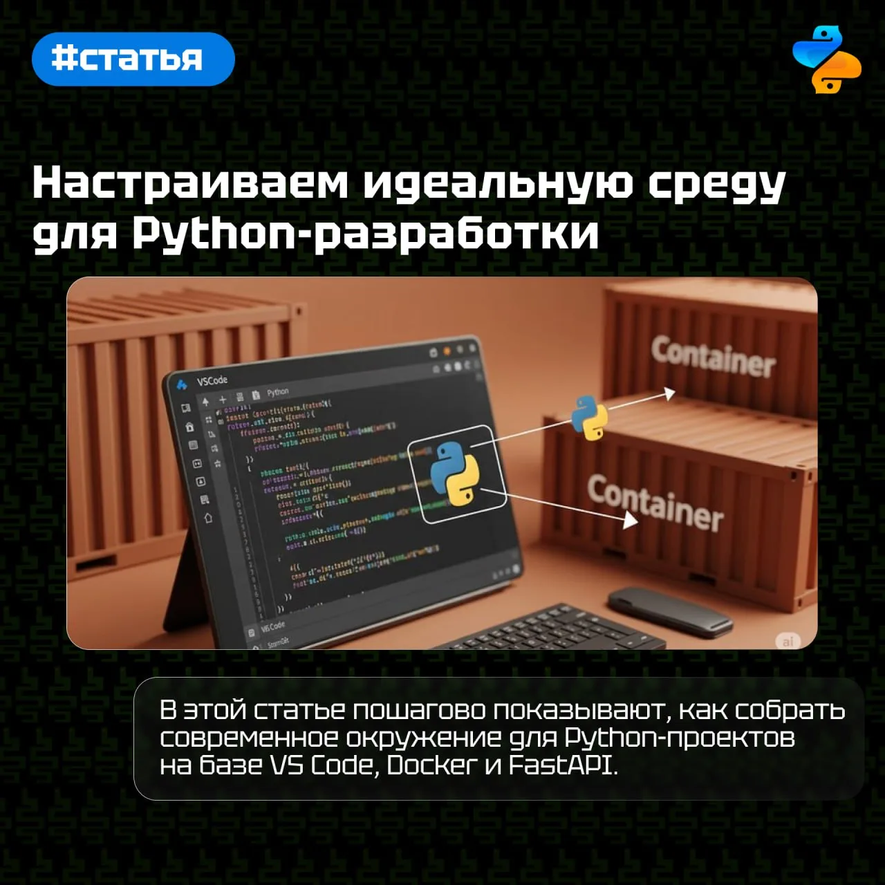 Настраиваем идеальную среду для Python-разработки

Если хотите настроить удобную среду для Python-пр