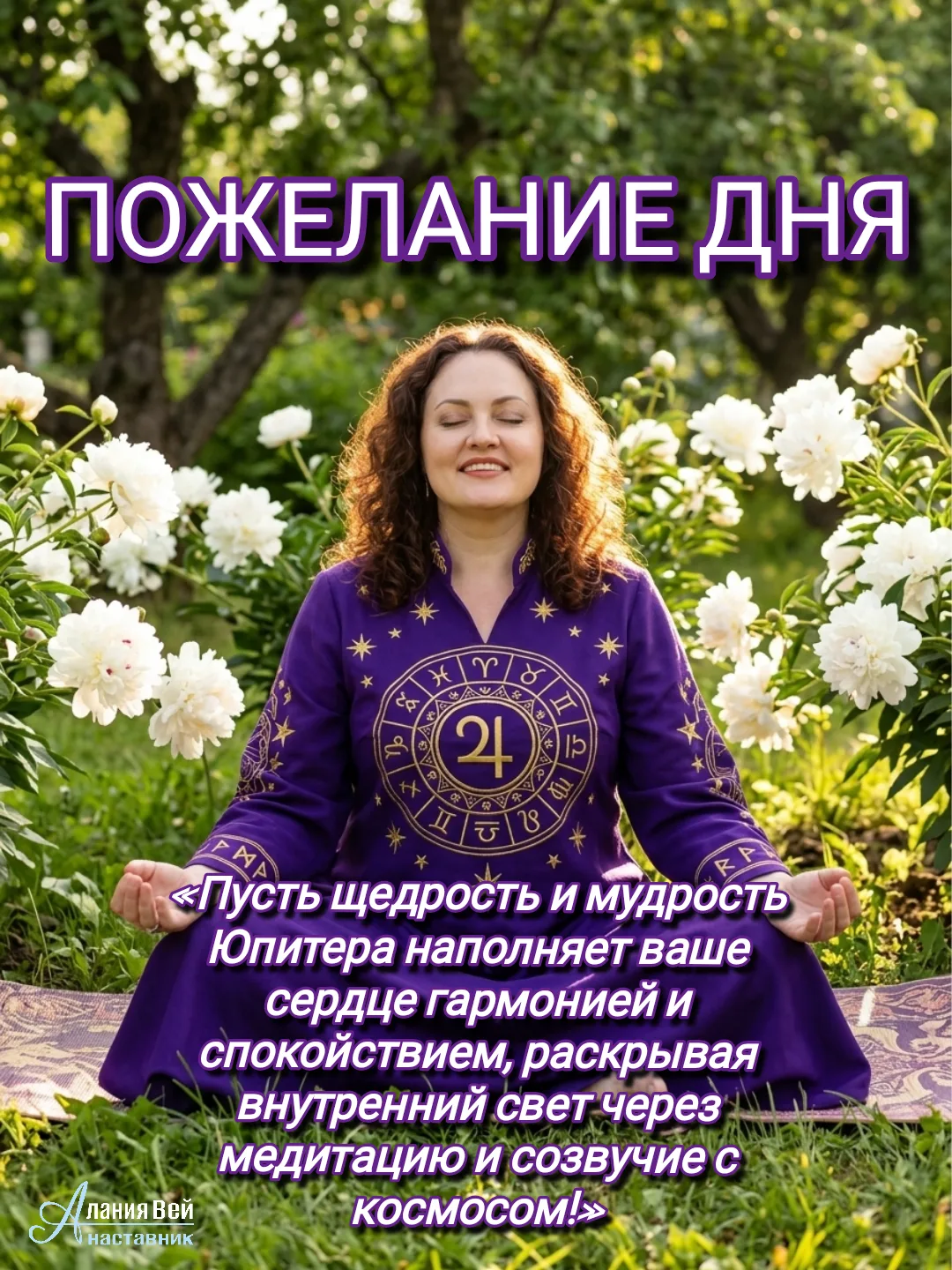 ✨«Пусть щедрость и мудрость Юпитера наполняет ваше сердце гармонией и спокойствием, раскрывая внутре