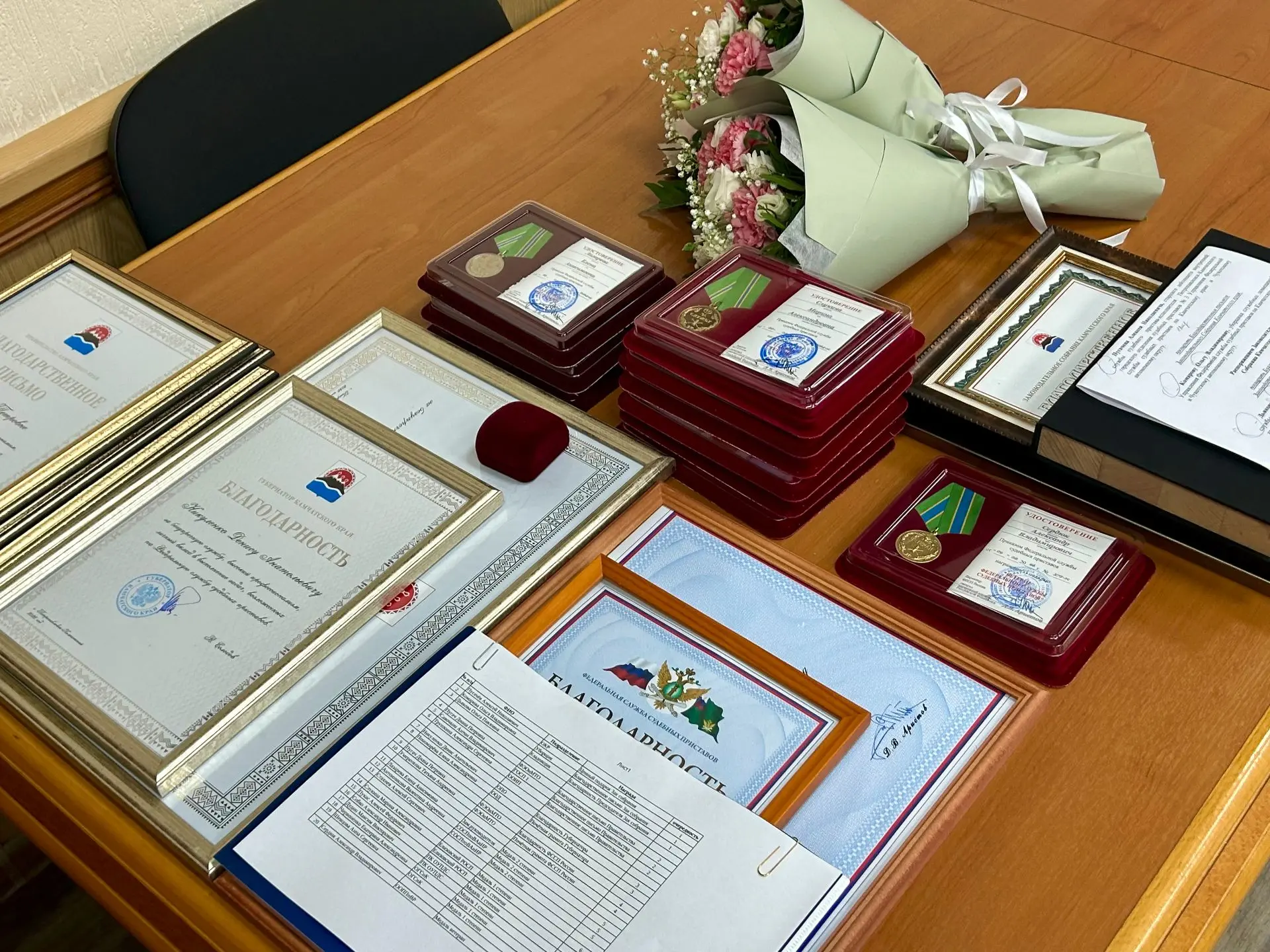 Сотрудникам вручены награды
	
За достижение качественных показателей служебной деятельности и высоки