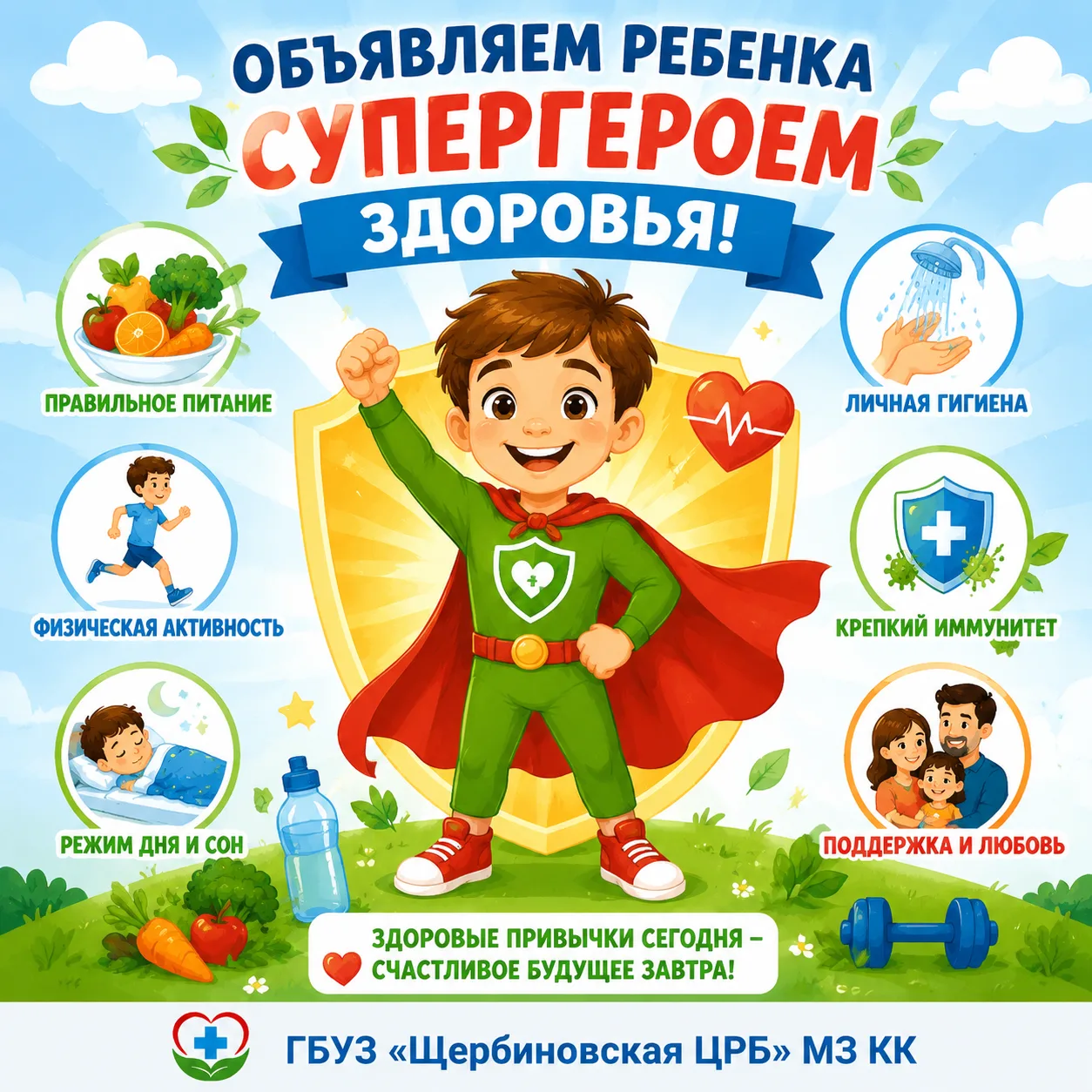 🦸♂️ Объявляем ребенка супергероем здоровья!

Знаете, что самое сложное в сохранении здоровья детей?