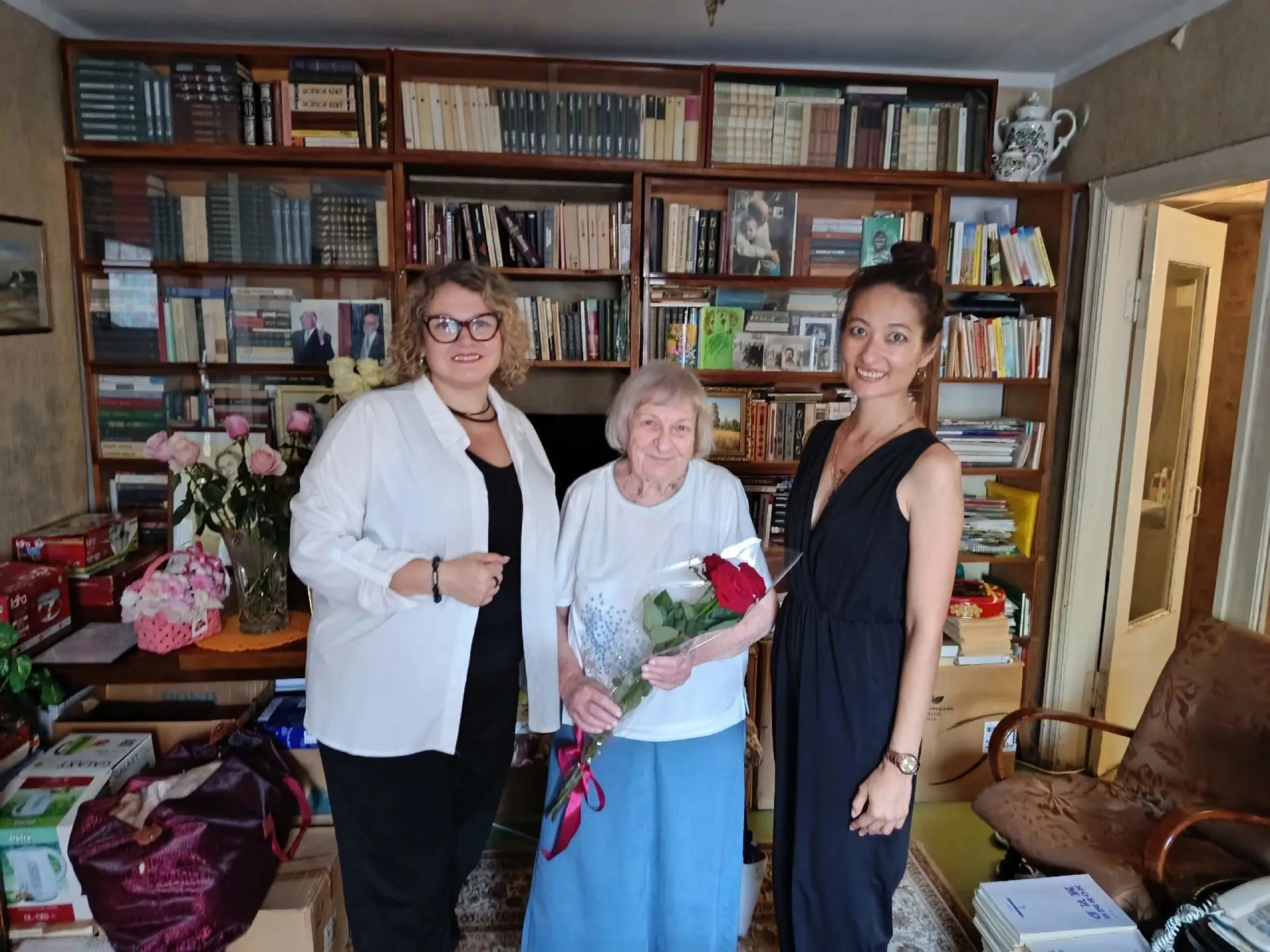 Сегодня мы с особой теплотой и трепетом поздравляли с 94-летием Сталину Андреевну Ковыневу — Почётно