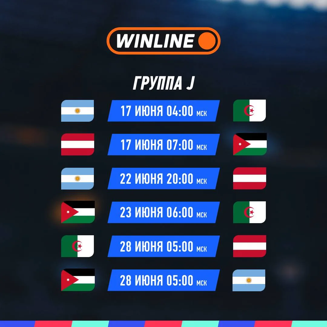А вот и группа действующих чемпионов мира! Знакомимся с квартетом 🔠

Аргентина начнёт путь к защите