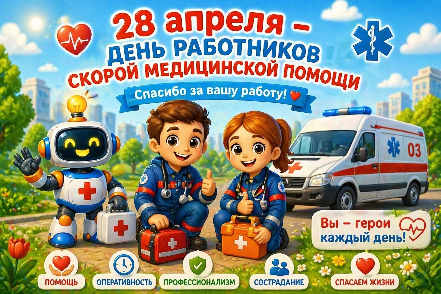 28 апреля, в России отмечают очень нужный и трогательный профессиональный праздник — День работника 