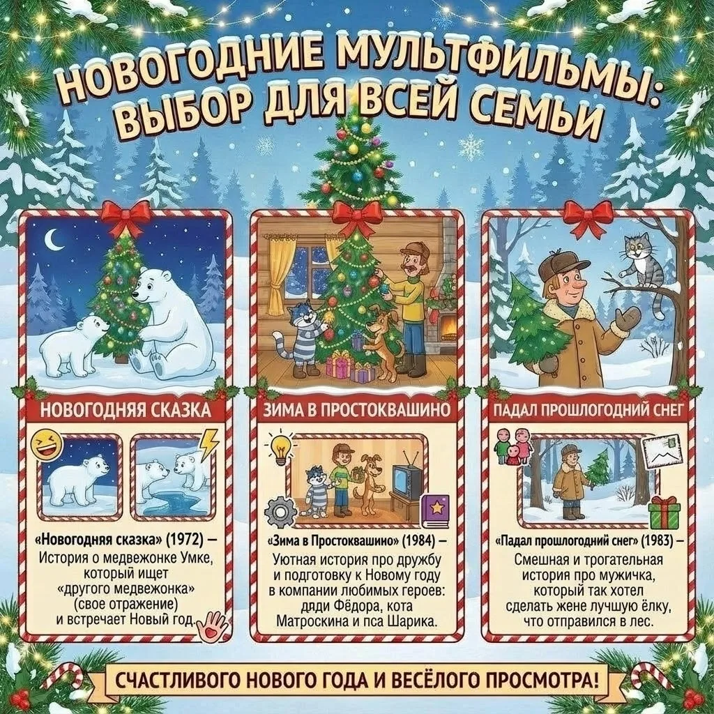 ❄️🎄☃️ Зимняя сказка в каждом доме! ❄️🎁☃️

Запах мандаринов🍊🍊, огни гирлянд ✨💥и, конечно же, люб
