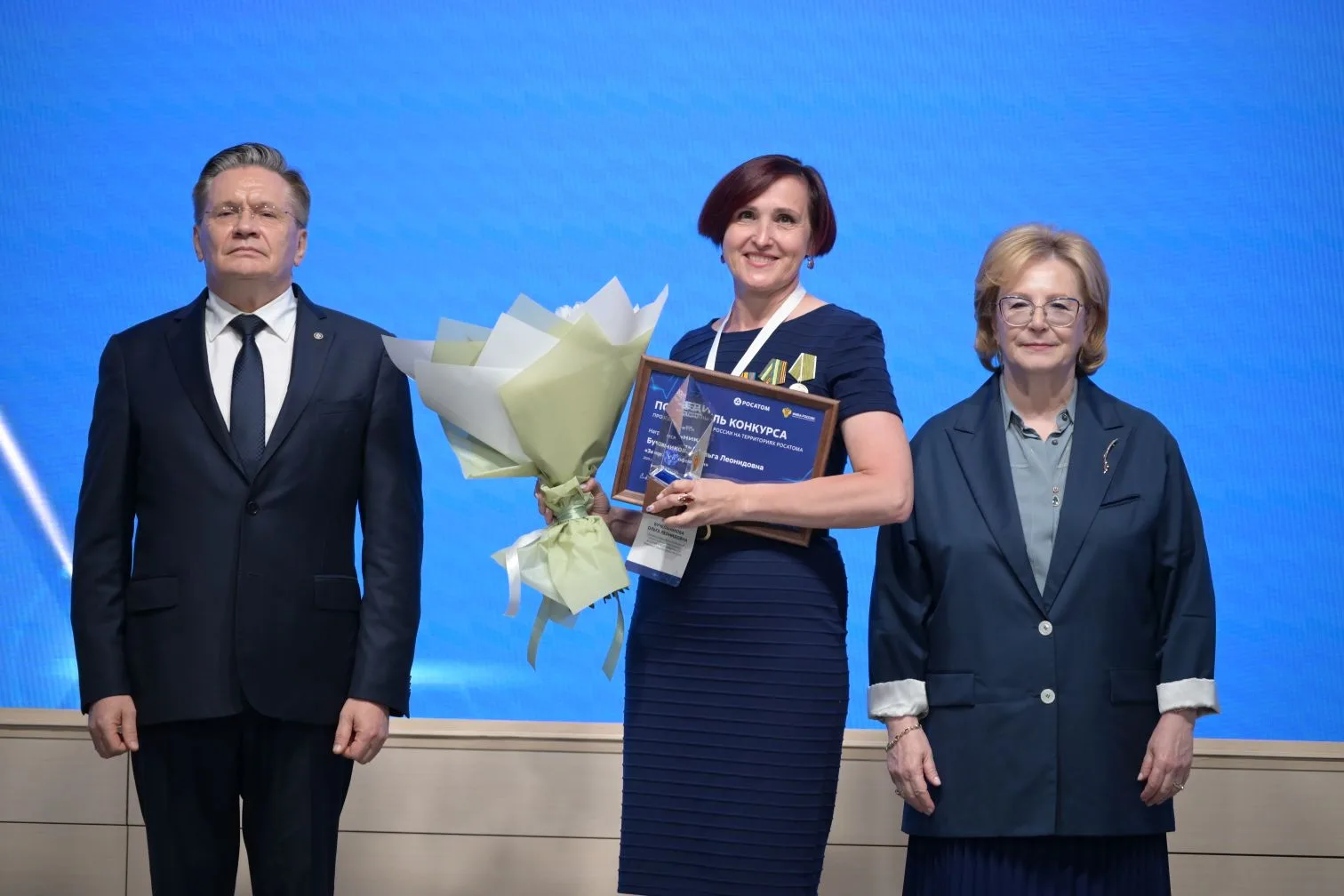 🤝Награда за преданность делу: старший фельдшер МСЧ № 32 стала лучшей в номинации «За верность профе