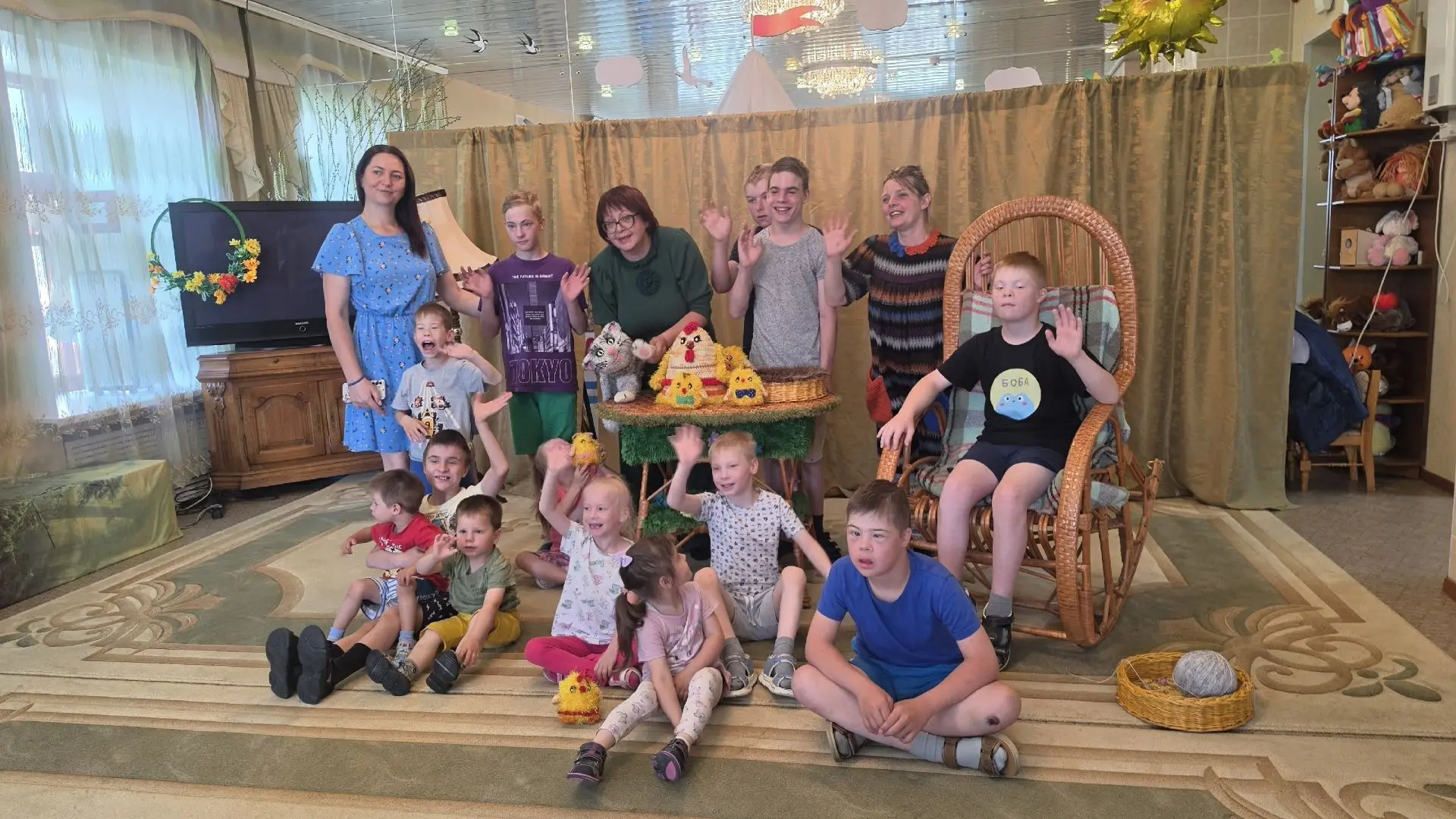 🎉🎎На прошлой неделе мы делали выезд к особенному зрителю — в детский дом города Суздаль с постанов
