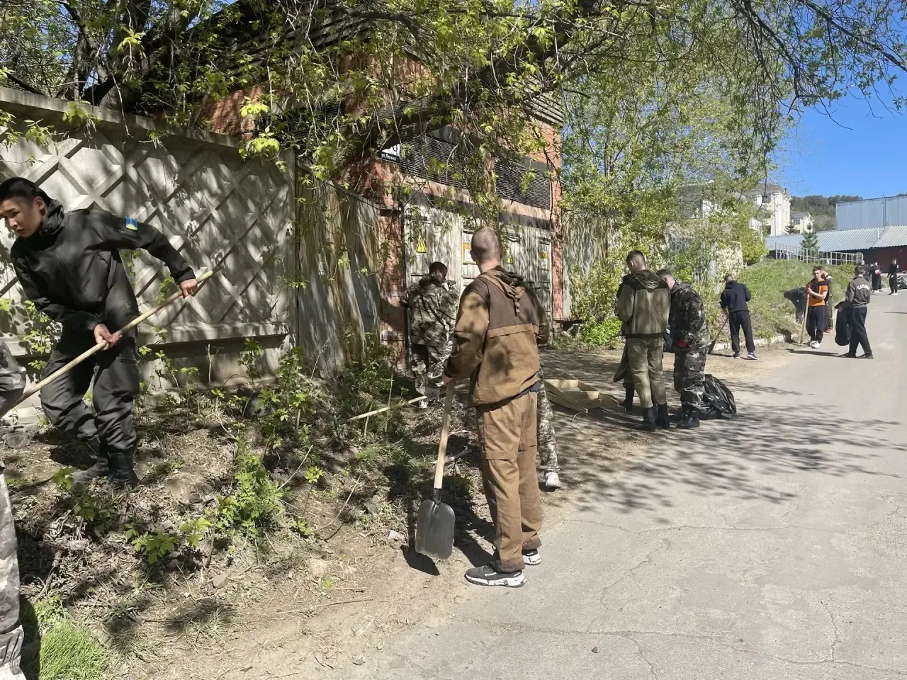 🍃 16 мая студенты факультета высшего образования и студенты из числа студенческого спасательного от