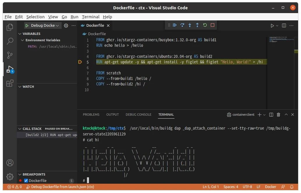 Buildg - Интерактивный отладчик для Dockerfile, с поддержкой IDE (VS Code, Emacs, Neovim и т.д.).

S