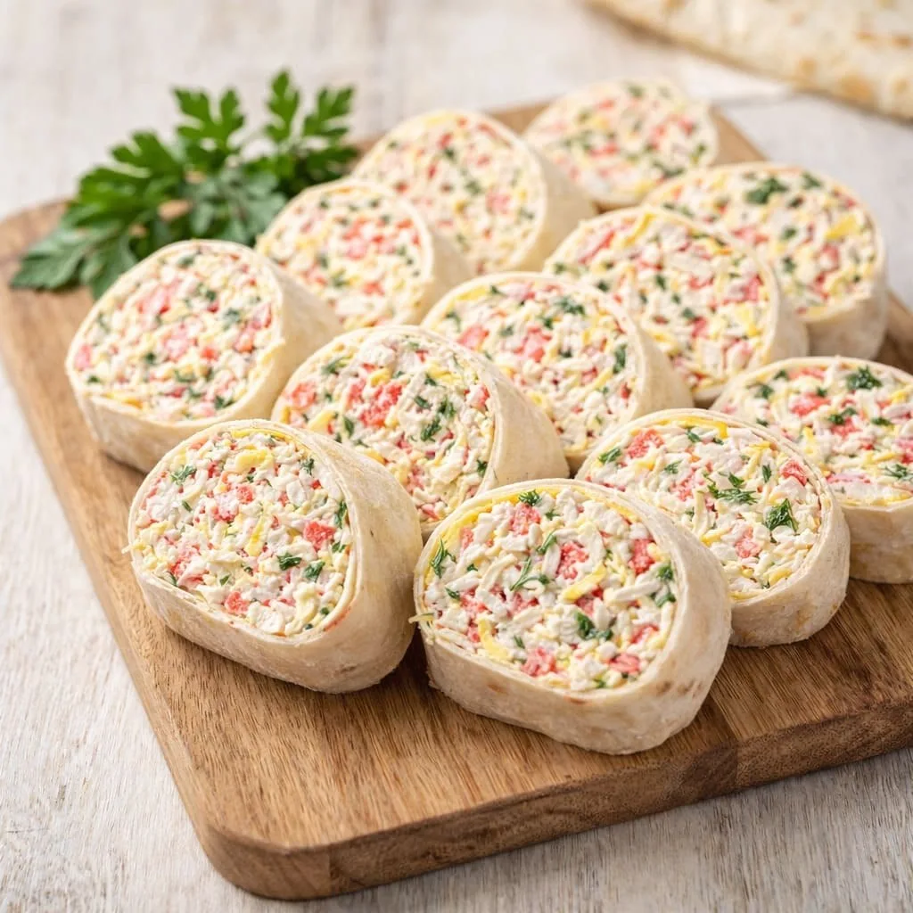 РУЛЕТ ИЗ ЛАВАША С КРАБОВЫМИ ПАЛОЧКАМИ И СЫРОМ

Холодная закуска из тонкого лаваша с крабовыми палочк