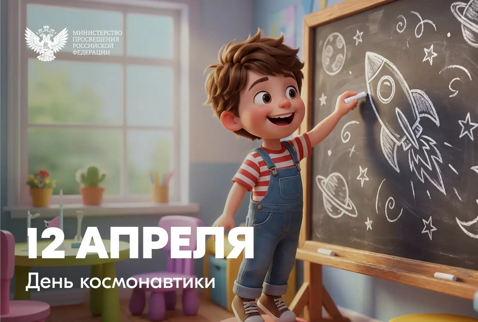 🚀 Поздравление Министра просвещения Российской Федерации Сергея Кравцова с Днём космонавтики 

«Дор