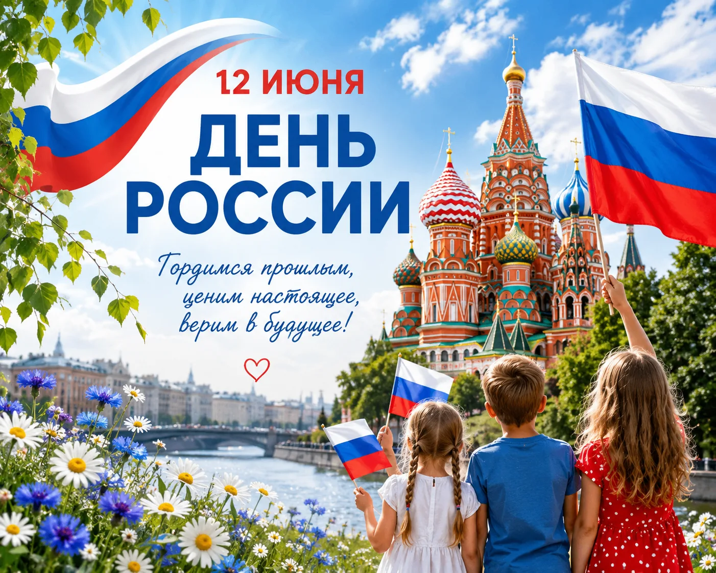 🇷🇺 С Днём России!

12 июня — праздник нашей страны, её истории, культуры и людей, которые своим тр