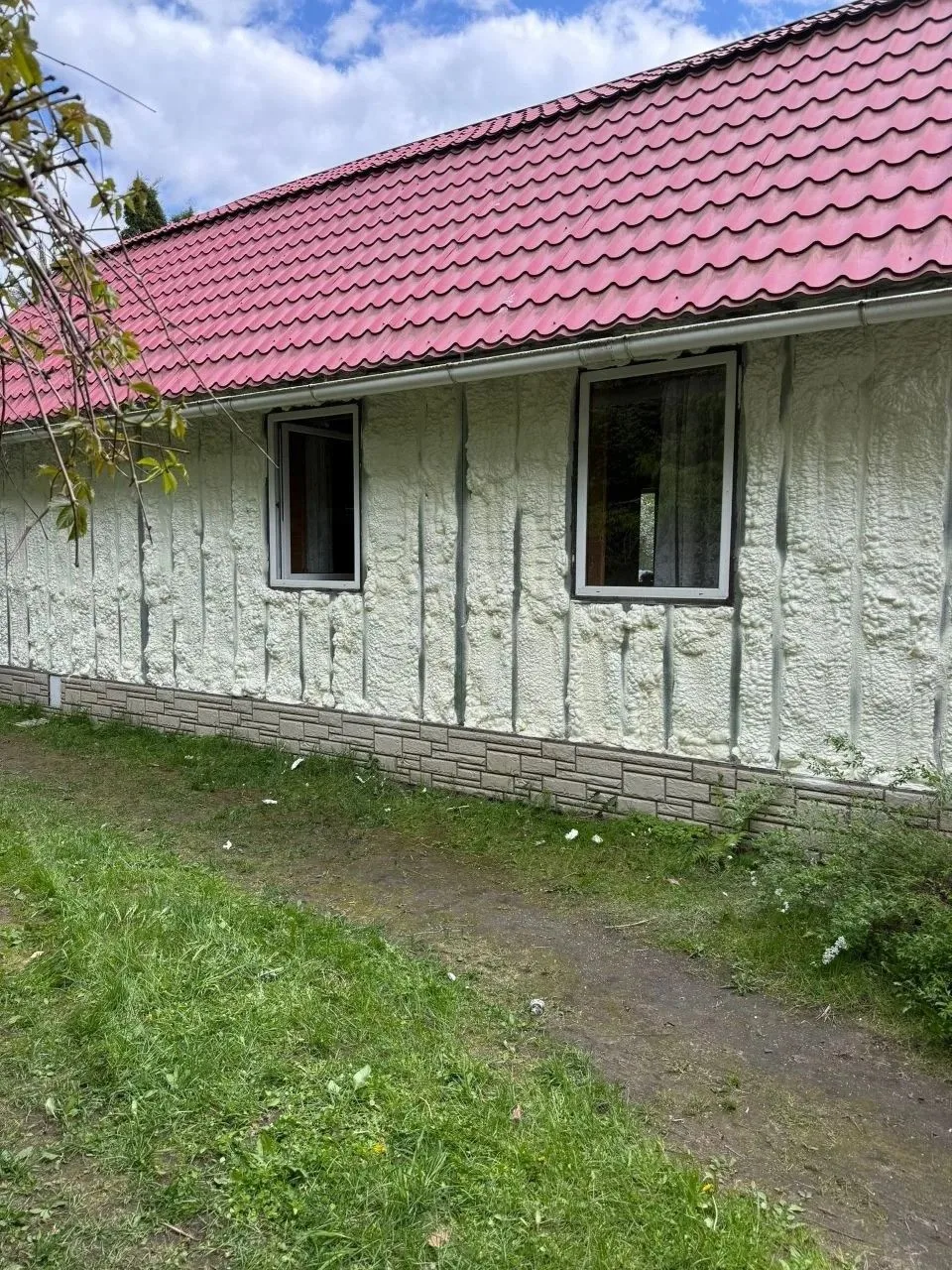 ⚡️110 м² фасада и один день работы: новый объект во Всеволожском районе.

На этом объекте в Ленингра