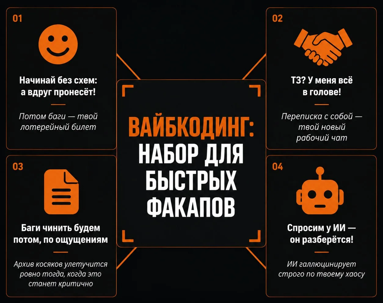 Вайбкодинг: что происходит через 3 месяца

Недавно увидел пост с говорящим названием: «Кодовая база 