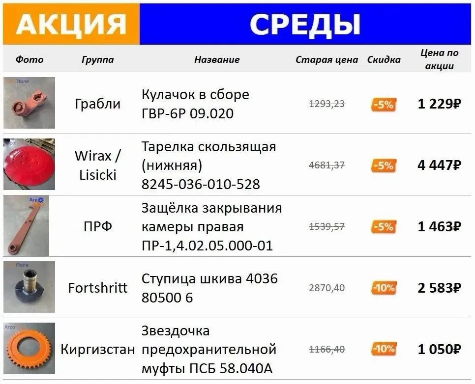 Акция среды 🔥

⏰ Цены действуют только сегодня! 

Напишите  нам в личные сообщения: "ХОЧУ АКЦИЮ" - 