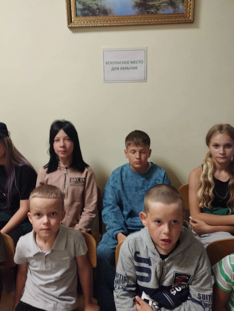 Сегодня, в день открытия лагеря с дневным пребыванием детей  была  проведена тренировка действий при