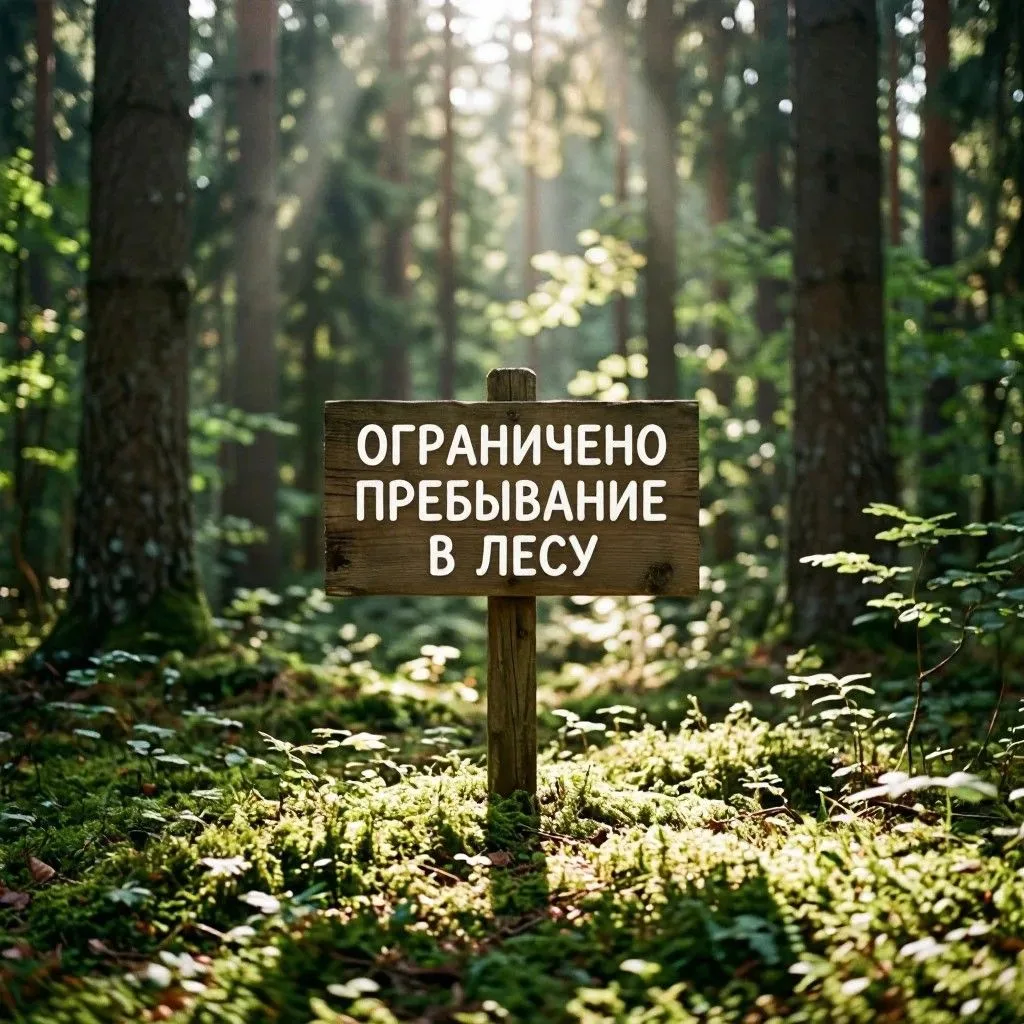С 10 по 30 июня 2026 года вводится ограничение на пребывание граждан в лесах и въезд в них транспорт