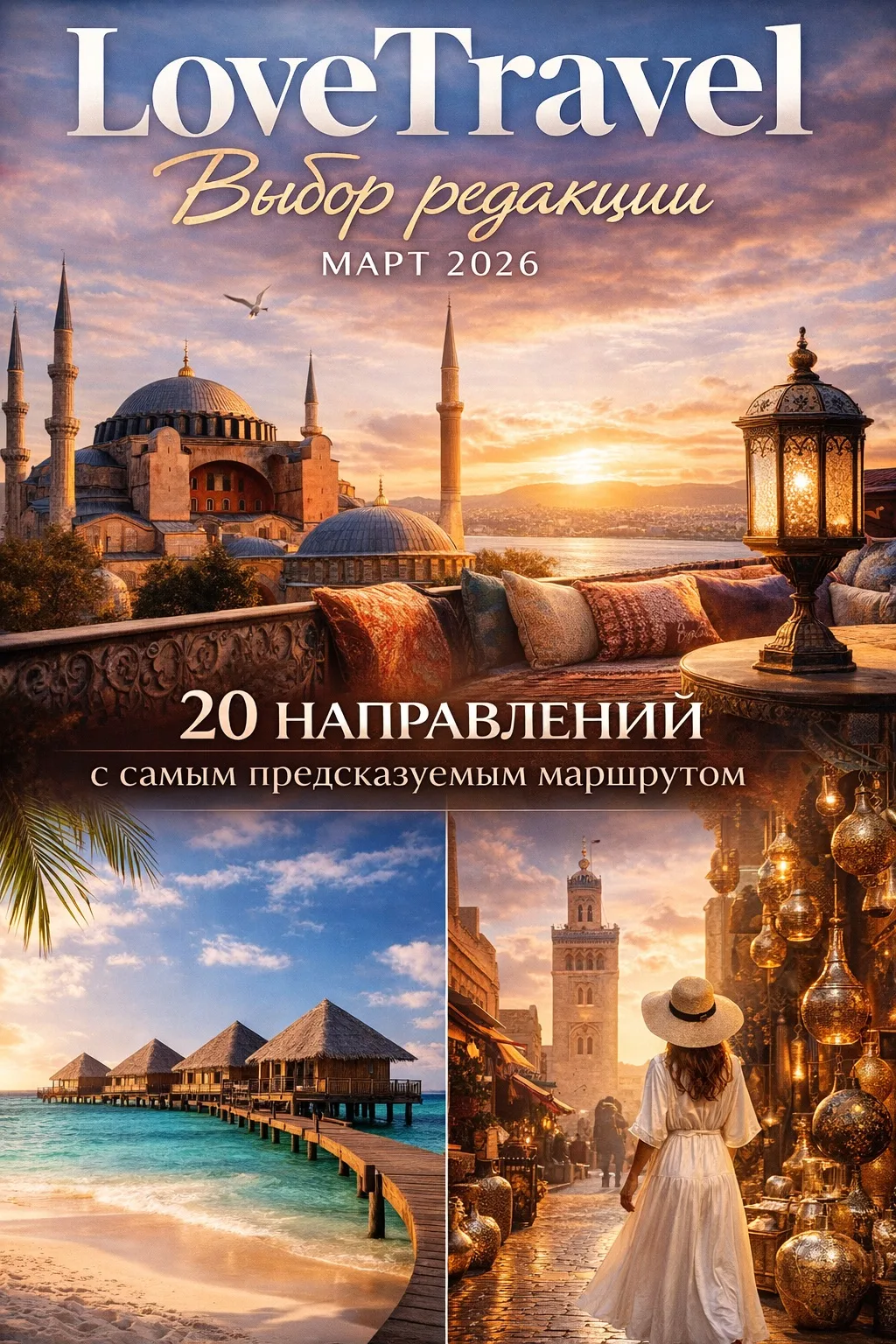 💎 Выбор редакции LoveTravel: март 2026 — направления с самым предсказуемым маршрутом

Актуально на 